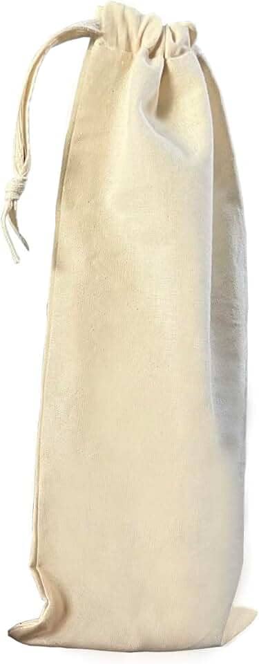 Saco Saquinho de algodão natural crú (15X40)