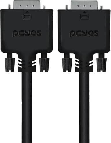 CABO DE VÍDEO VGA 15 PINOS MACHO PARA VGA 15 PINOS MACHO 28AWG PURO COBRE 2 METROS - PVM15-2 - PCYES