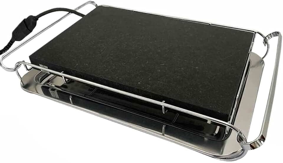 Grill Elétrico Grelha De Pedra Granito Ônix Chapa Elétrica Stone Grill 220 Volts
