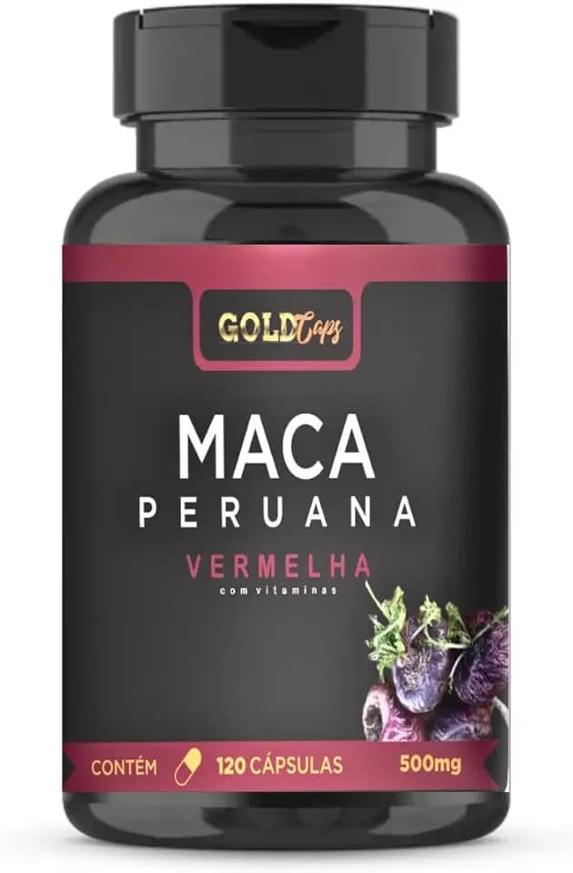 Maca Peruana Vermelha 500mg - 120 Capsulas