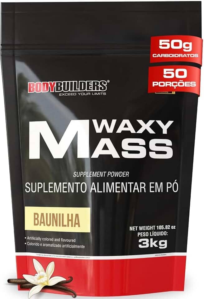 Hipercalórico Waxy Mass Baunilha 3kg – Bodybuilders