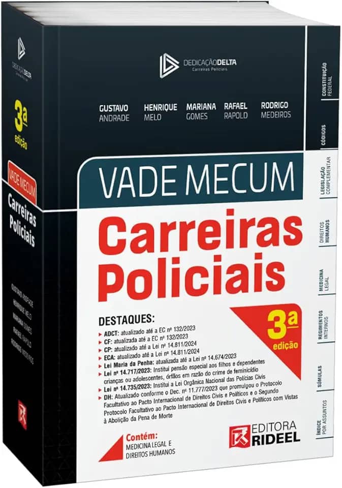 Vade Mecum Carreiras Policiais - Dedicação Delta - 3ª Edição (2024)