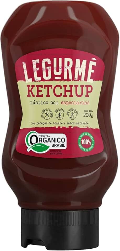 Legurmê Ketchup Orgânico Com Especiarias 200G