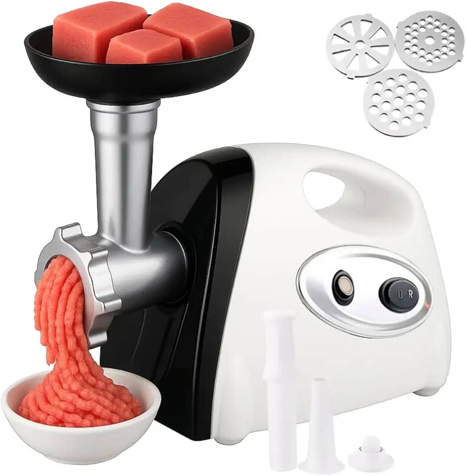 Moedor Carne Elétrico 2800w Triturador Kibe Linguiça Funil