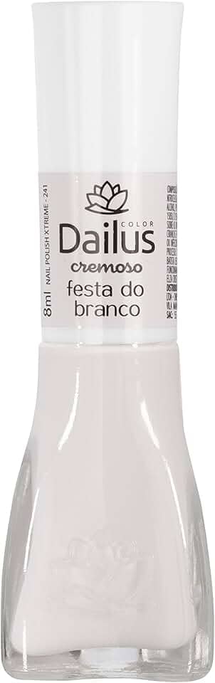 ESMALTE CREMOSO 241 FESTA DO BRANCO, Dailus, Transparente