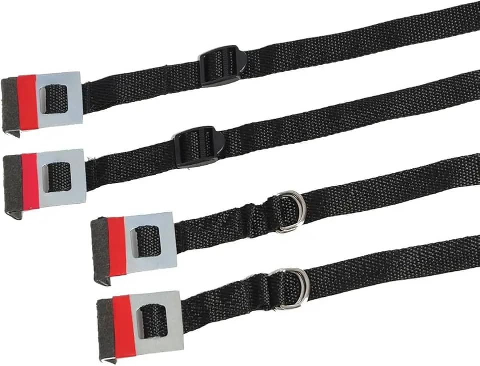 Altmayer Cinta para Transbike - Tiras Polipropileno Preto - 3 Peças