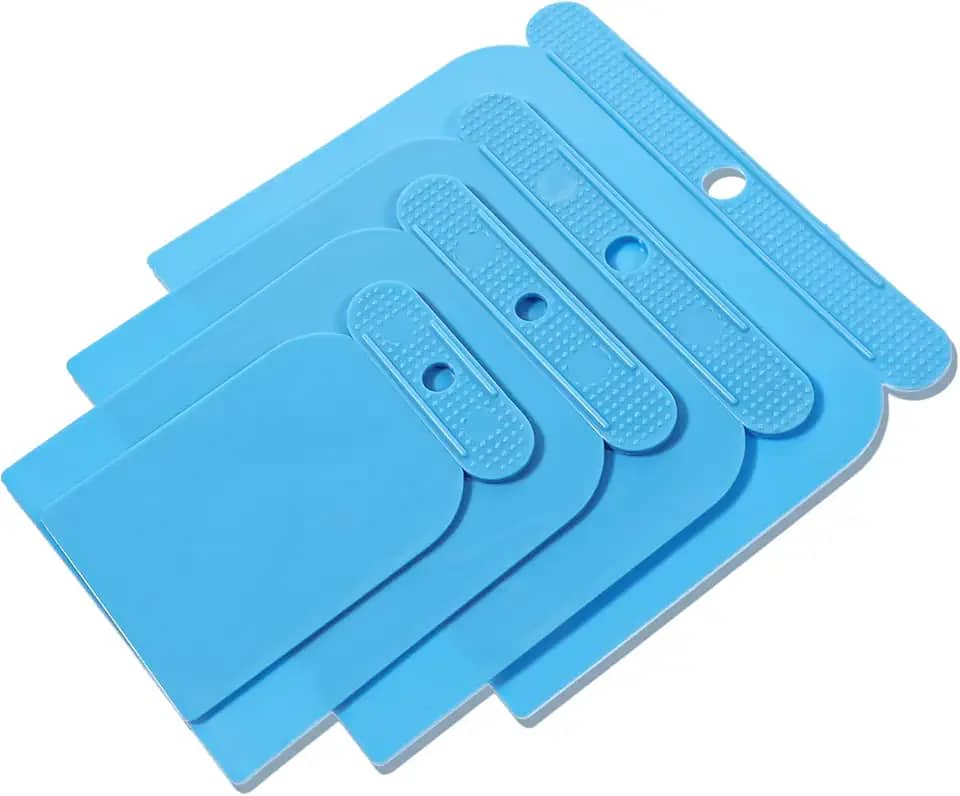 Conjunto de espalhador de carroceria de 4 peças, enchimentos automotivos de carrocerias de 2, 3, 4, 12,7 cm, manutenção de carrocerias de carro para aplicação de enchimentos, massas