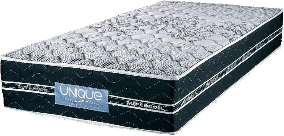 Colchão Solteiro Padrão De Mola Ensacada Com Selo Inmetro 188x88x25 Luxo Un