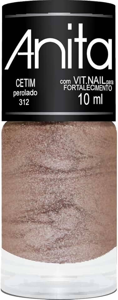 FUAUFAS Esmalte Cetim Anita Cosméticos Rosê Metálico