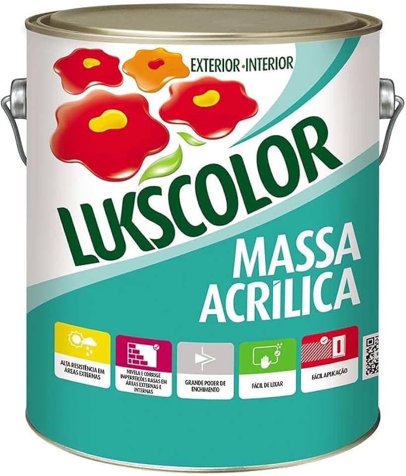 Massa Acrilica Nivel Paredes Lukscolor 3,6l 5,6kg