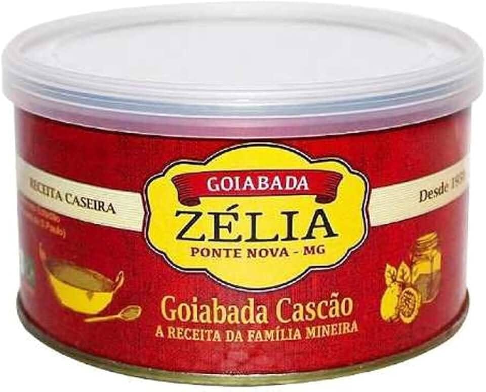 Goiabada Cascão Zélia Lata 400G, Doces Zélia (Embalagem pode variar)