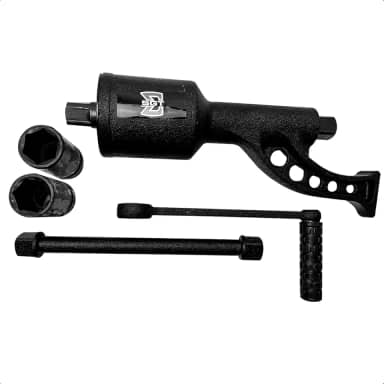 Desforcímetro 7.800 Nm (795 kgf·m) – Torque Profissional p/Porcas de Roda de Caminhão e Ônibus, Soquetes 32-33mm + Maleta Resistente - SGT9811