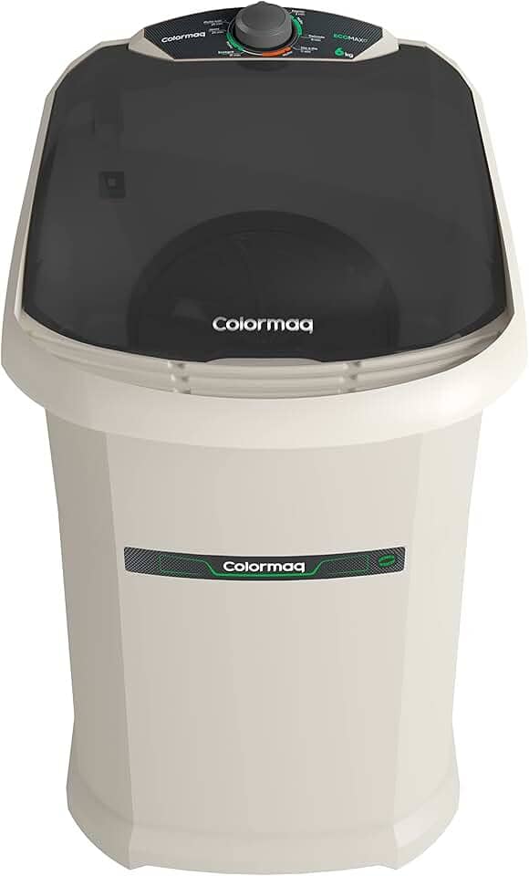 Colormaq Maquina de Lavar Roupa Semi Automatica Tanquinho 6kg LCT6 Branco 127v