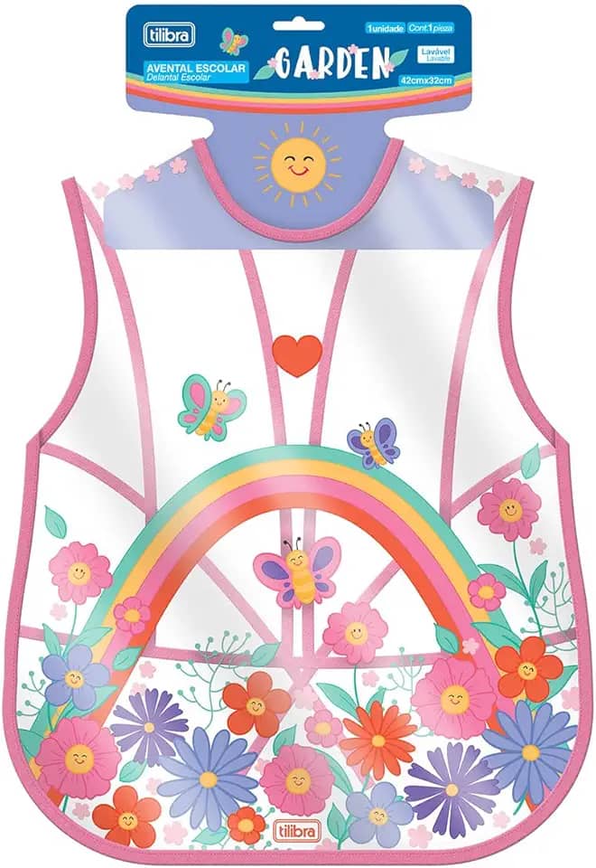 Tilibra - Avental Escolar Garden - Tilibra