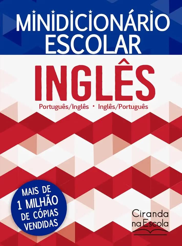 Minidicionário escolar Inglês (papel off-set): Português/Inglês - Inglês/Português