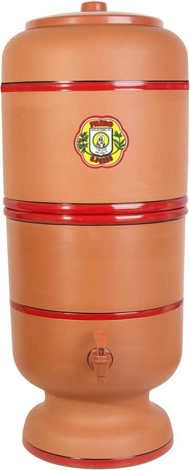 Filtro De Barro São Pedro 8 Litros com 2 Boias e 2 Velas Tripla Ação