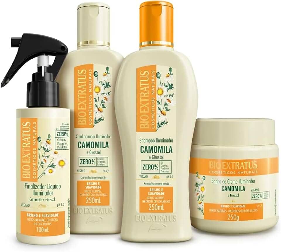 Kit Bio Extratus Camomila (250mL/g) Linha Completa