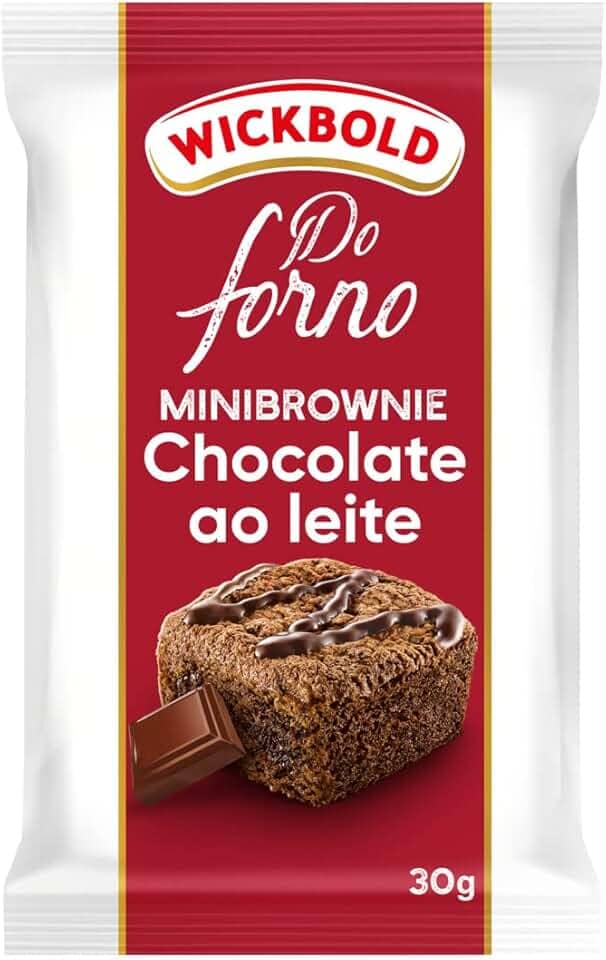 Minibrownie Chocolate ao Leite Wickbold Do Forno Pacote 30g
