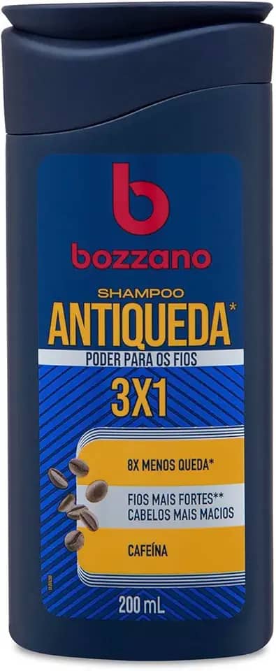 Bozzano Shampoo Antiqueda 3x1, 200ml