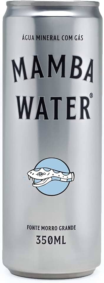 AGUA MINERAL MAMBA C/GAS LATA 6 X 350 ML