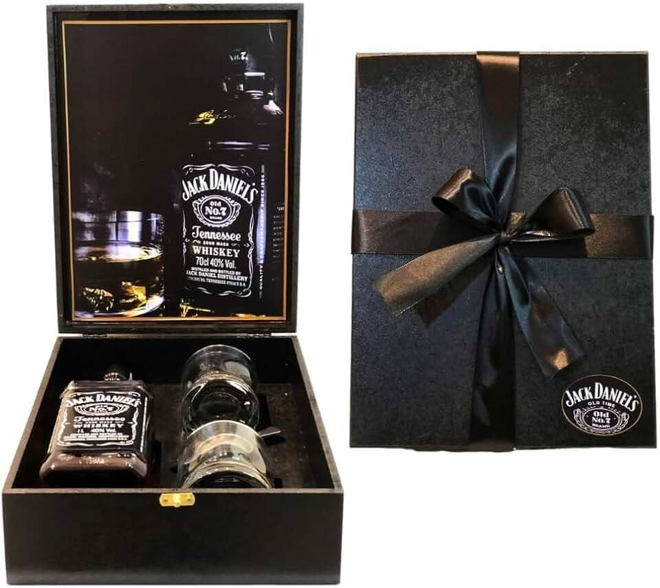 Kit Premium Box Whisky 1lt + 2 Copos + Dosador