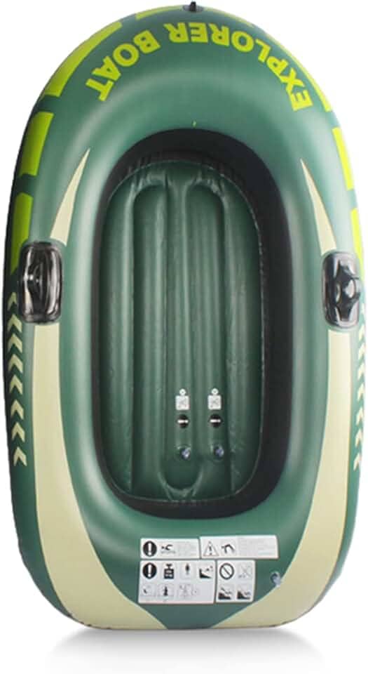 Barco Inflável Barco de Pesca Diversão de Verão Barco Canoa Caiaque para Uma Pessoa