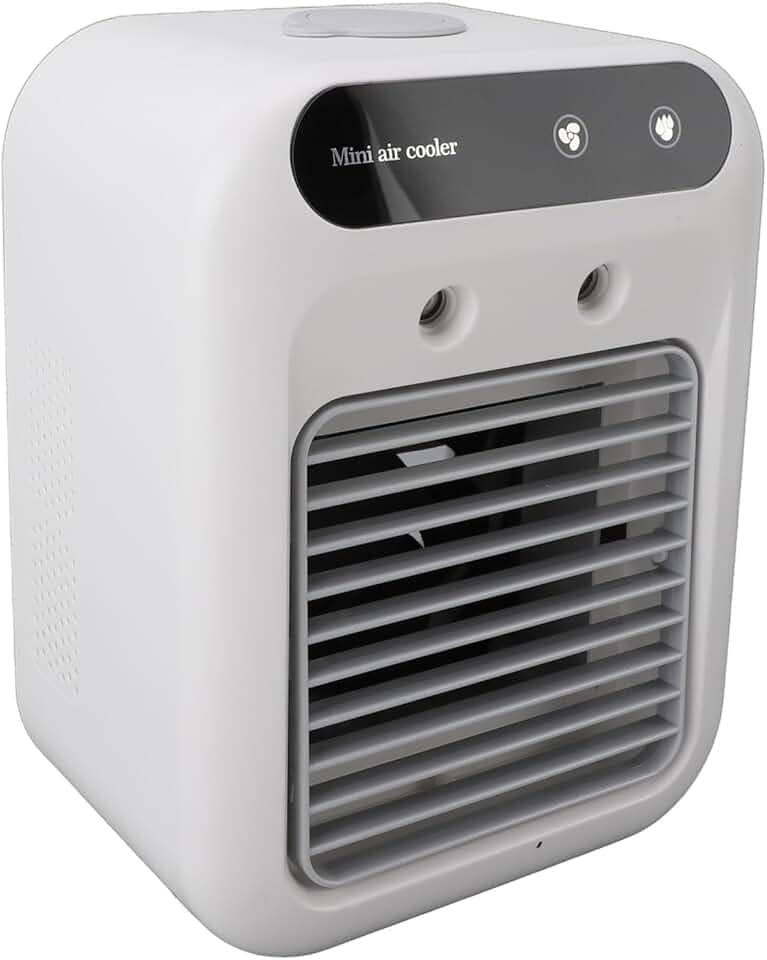 Ar Condicionado Portátil Profissional Resfriamento Eficiente de Resfriamento Duradouro 500 Ml Tanque de água Pequeno Resfriador de Ar para Quarto Carro Acampamento Carro Pequeno