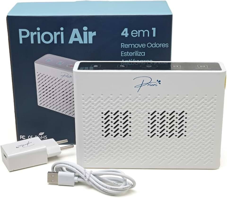 PrioriAir Gerador de ozônio bivolt para ambiente e veiculos