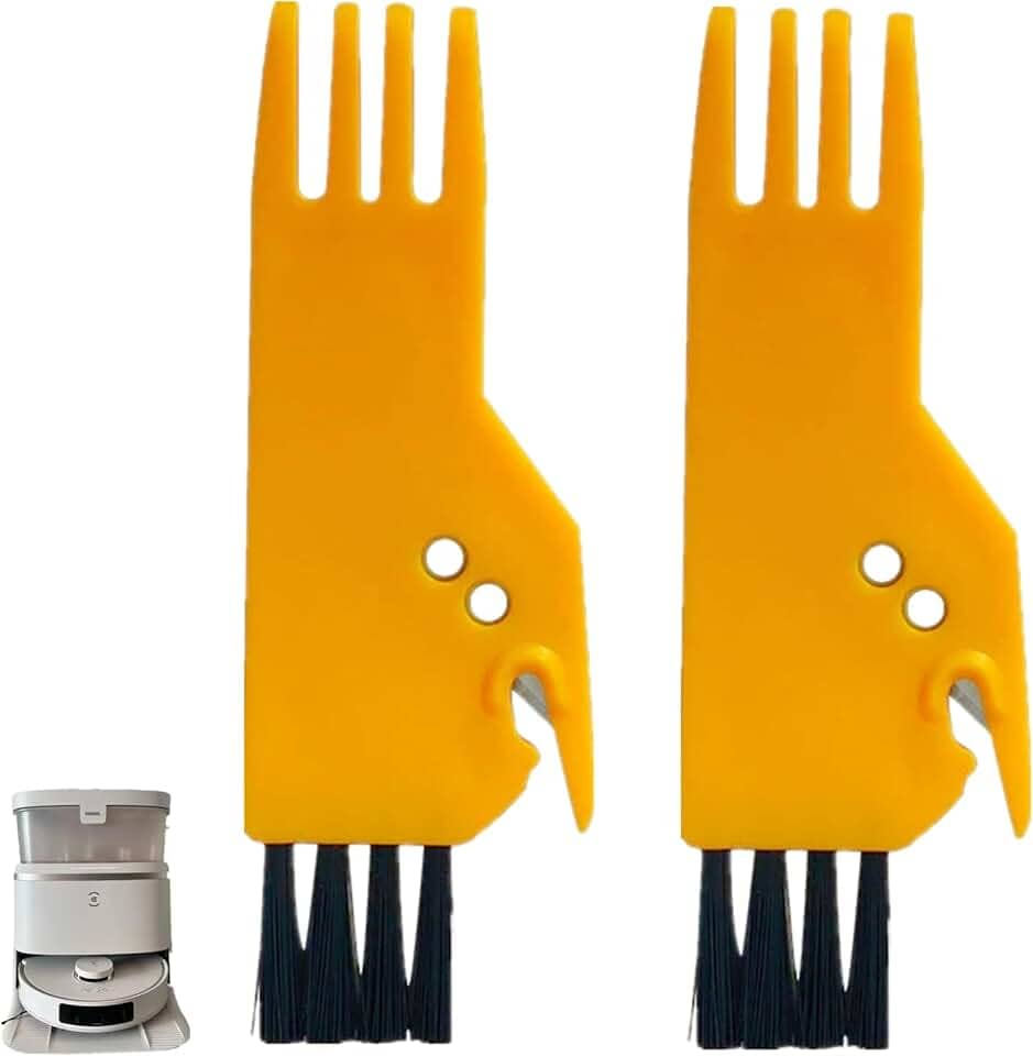 2 peças de escova portátil para aspirador de pó, escova de limpeza para robô de varredura para robô de varredura