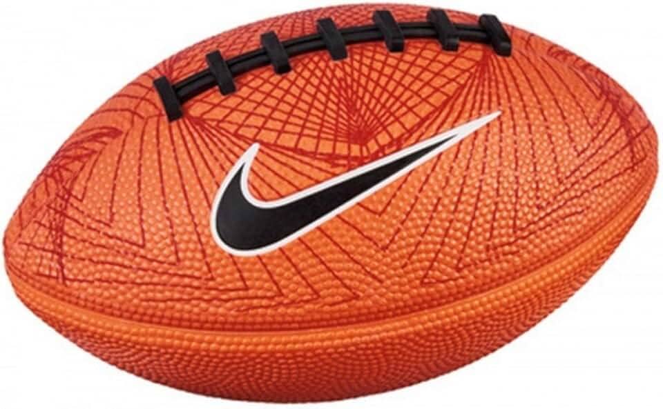 Bola de Futebol Americano Nike 500 Mini 4.0 FB 5 - Laranja com Preta