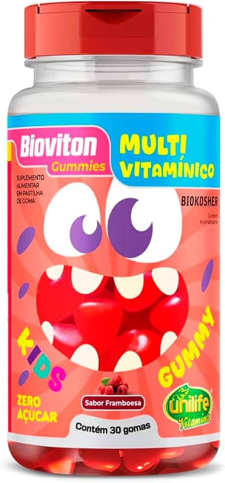 Gummy Kids Multivitamínico Unilife 30 gomas Framboesa