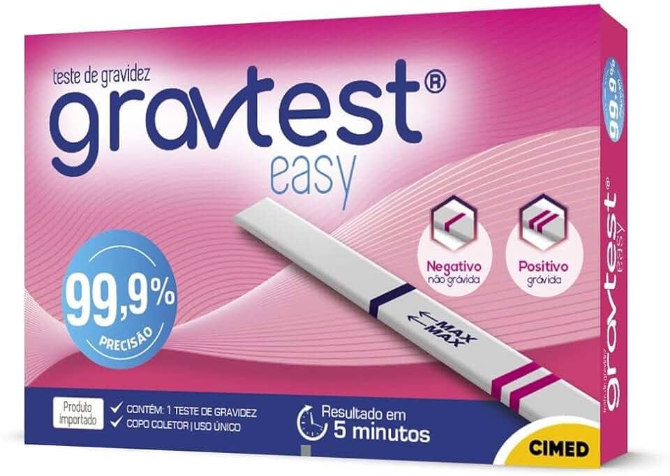 Teste De Gravidez GravTest Easy - 100302