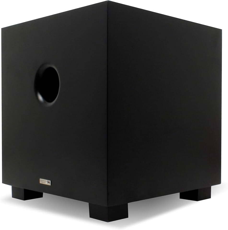 AAT Compact Cube 8" - Subwoofer ativo de 8" com 200W RMS, Preto