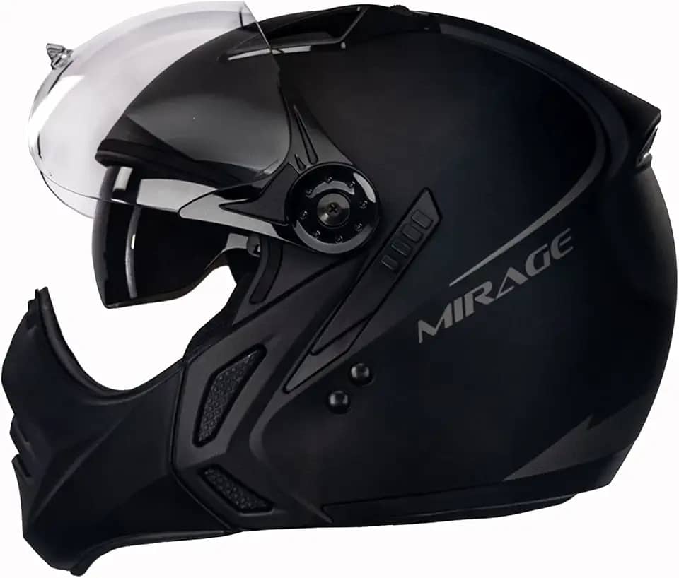 Capacete Aberto Moto Peels Mirage Classic Preto Fosco/Grafite 60