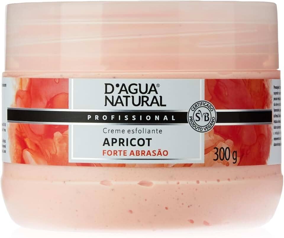 D'AGUA NATURAL Creme Esfoliante Apricot Forte Abrasão D'Agua Natural 300 G