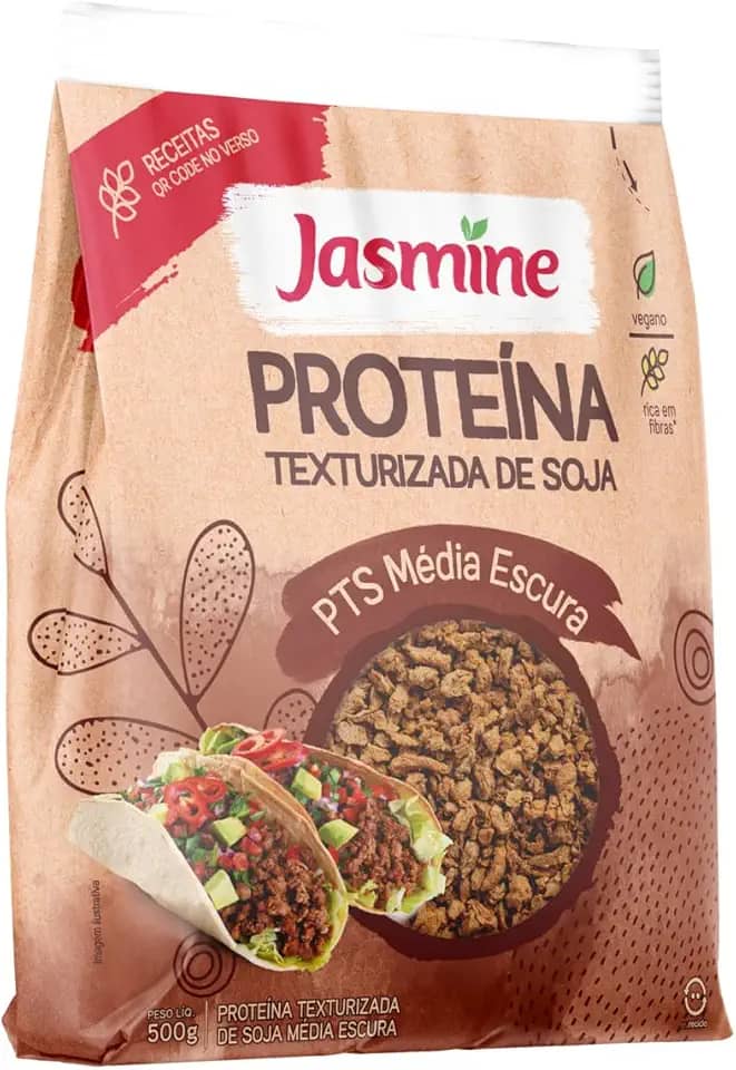 Jasmine Proteína Texturizada de Soja Média Escura 500g