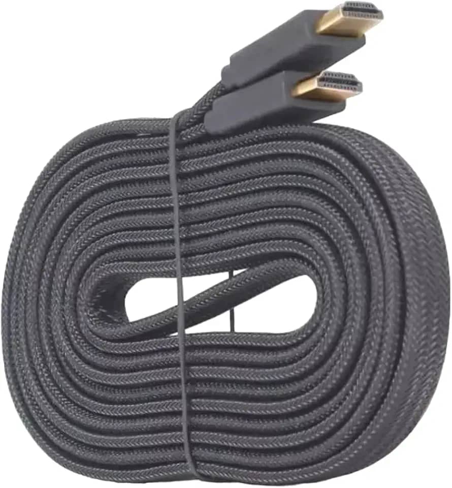 Cabo Hdmi Gold 10m Metros 4k 3d Full Hd Blindado Tv Pc Nylon Ouro 24k