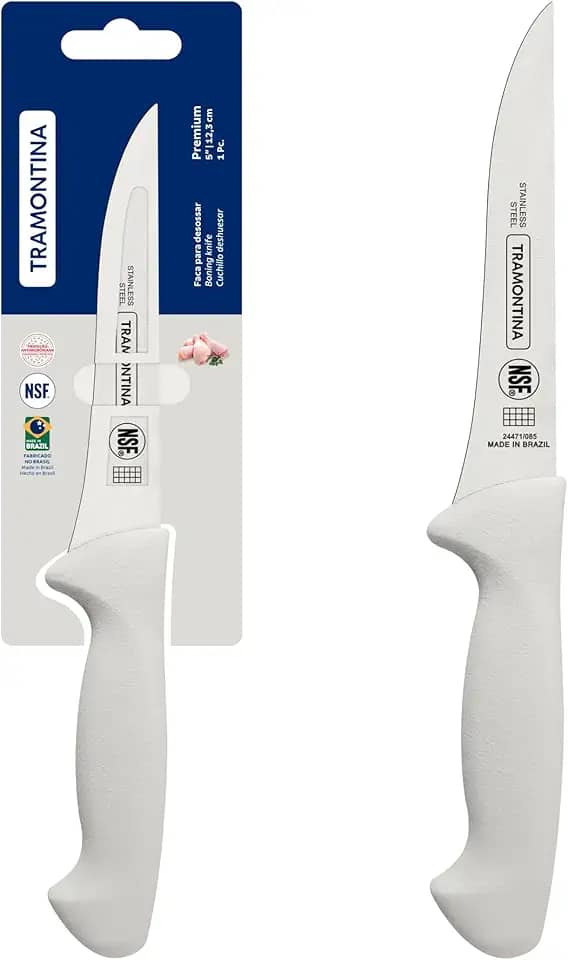 Faca Para Desossar Tramontina Premium Branco 5"
