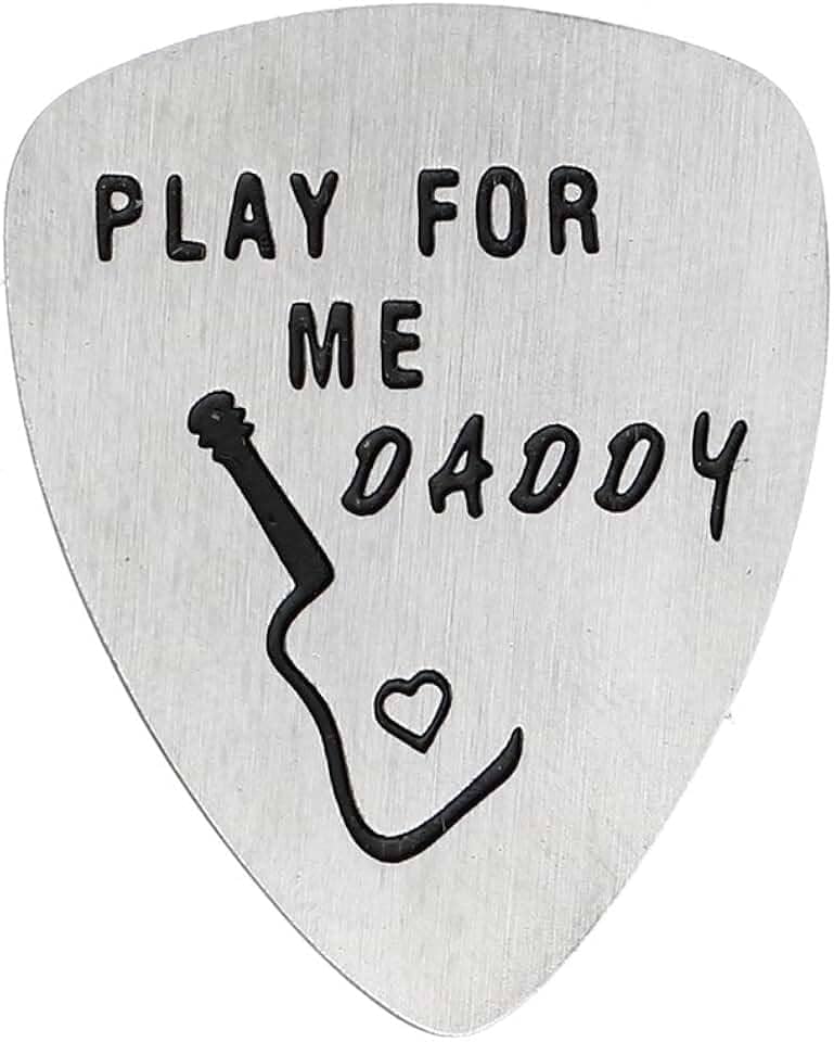 Presentes de pai para o dia dos pais, Natal, aniversário, da filha, filho, palheta de guitarra, presente para papai, pai