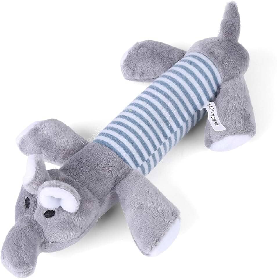 Brinquedo Para Cachorro Pequeno Pelúcia Pato Porco Elefante (elefante)