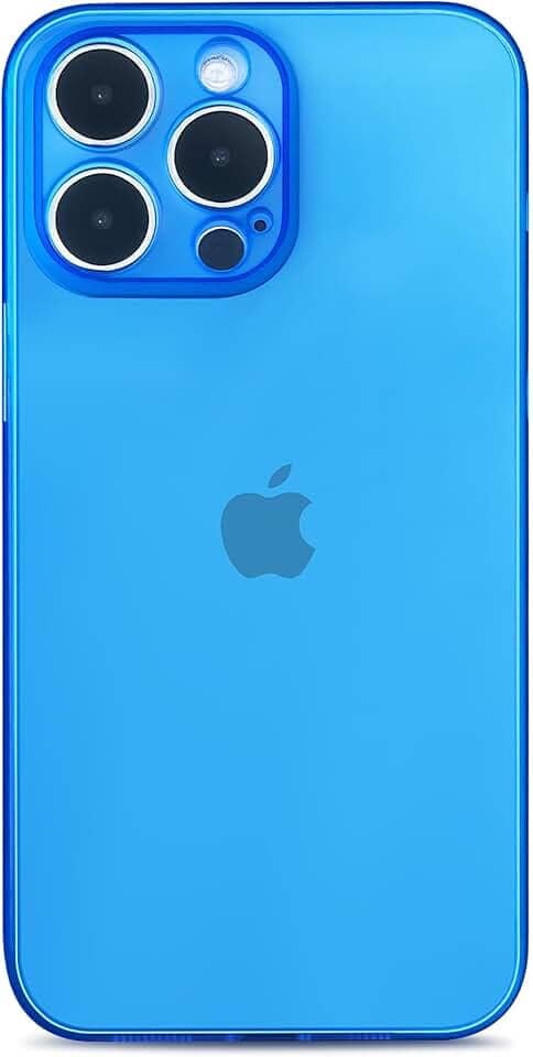 Compatível com iPhone XR, capa protetora de silicone transparente azul neon antiqueda, anti-arranhões e absorção de choque