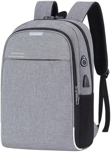 Mochila para Notebook 15.6' – Casual e Executiva - USB Integrado, Passa-Fio para Fone, Antifurto e Confortável – Perfeita para Trabalho, Faculdade e Viagens