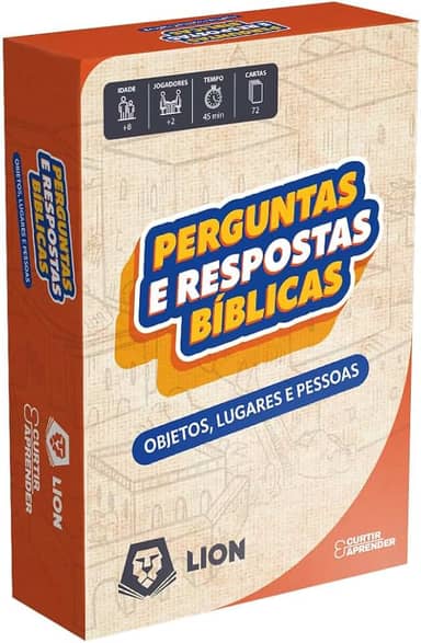 Perguntas e respostas Bíblicas - Jogo de Carta + Livreto