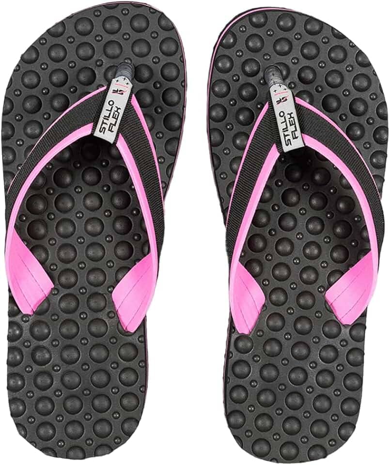 Chinelo Feminino Anabela Stilloflex Anatomico Ortopedico Para Esporão e Fascite Plantar Antiderrapante Massageador