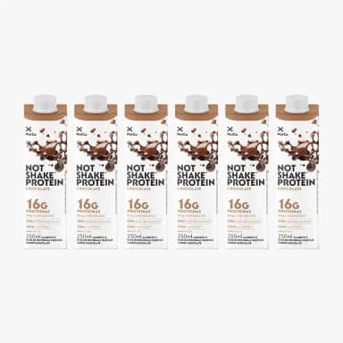 Bebida Proteica NotCo NotShake Protein Chocolate 6x250ml, 16g de Proteína, Ingredientes 100% Vegetais, Sabor Chocolate, Low Carb, Sem Lactose, Sem Açúcar Adicionado, Baixo em Gorduras, Vegetariano.