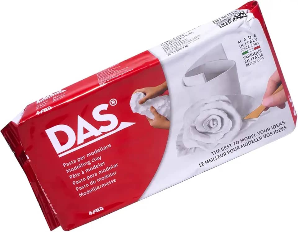 DAS, Massa para Modelar, Branco, 1Kg