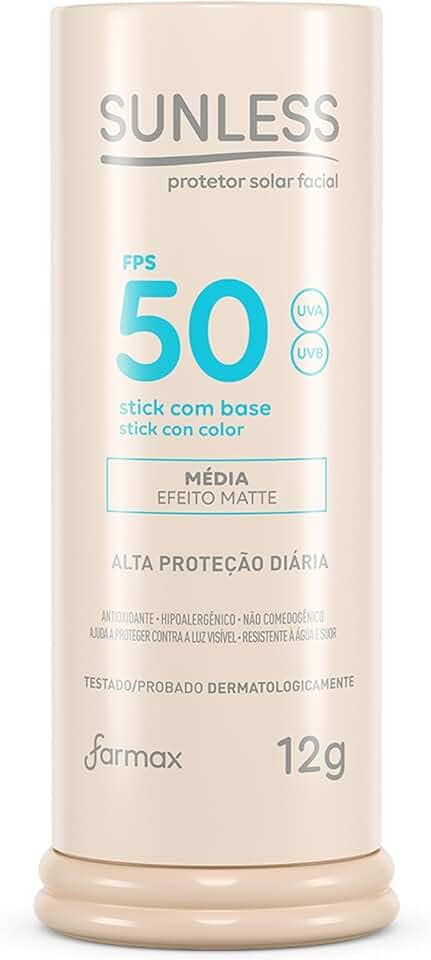 Farmax - Prot Solar Facial Sunless Farmax Stick 12G Fps50 Media