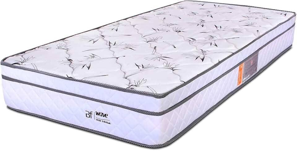 Colchão Solteiro Molas Ensacadas Individualmente com Pillow Certificado 88x188x21cm - BF Colchões