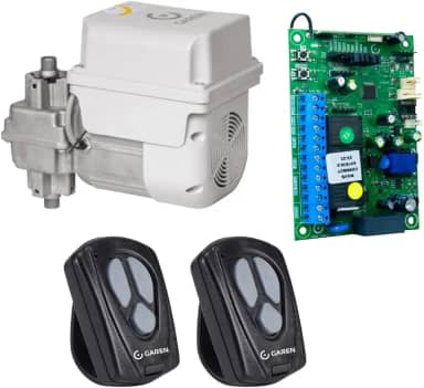 Kit Motor Portão Basculante Bv Duo SPEED 1/2 HP GAREN + Central + Controles SEM ACIONAMENTO