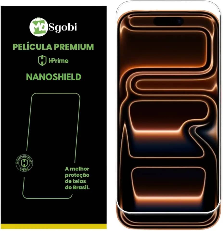 Película Hprime Nanoshield Md Iphone 17 Pro Max Tela 6.9